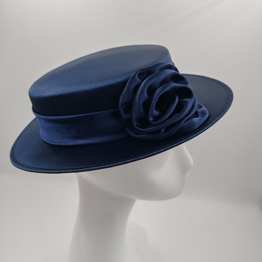 Gorgeous navy boater