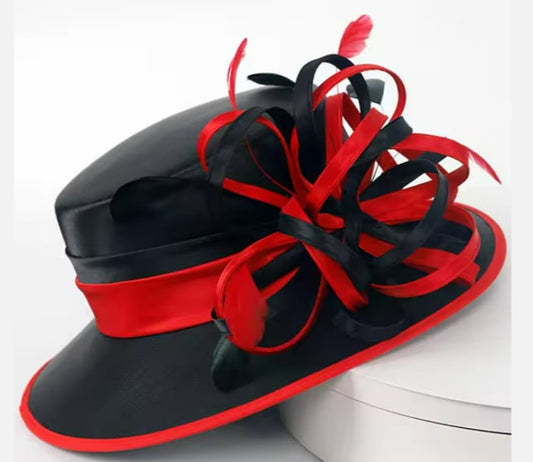 Stunning Satin black and red piece