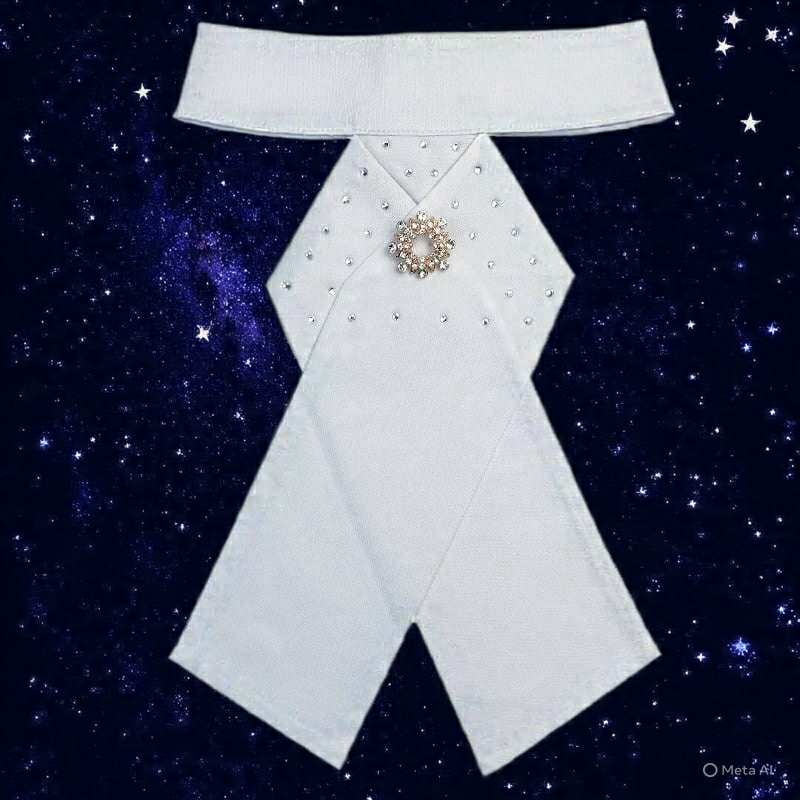 Women’s stock tie with pin