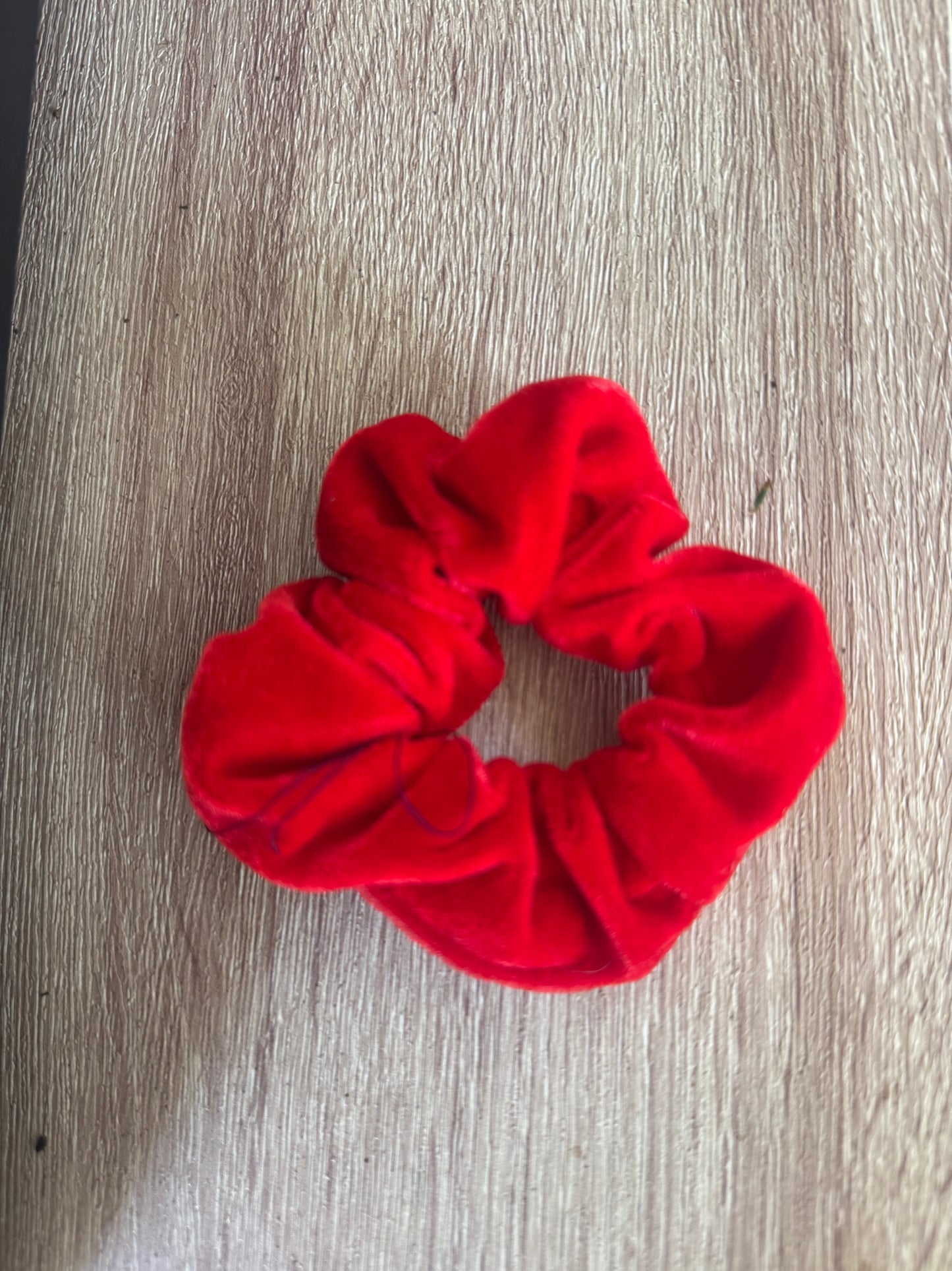 Red scrunchie