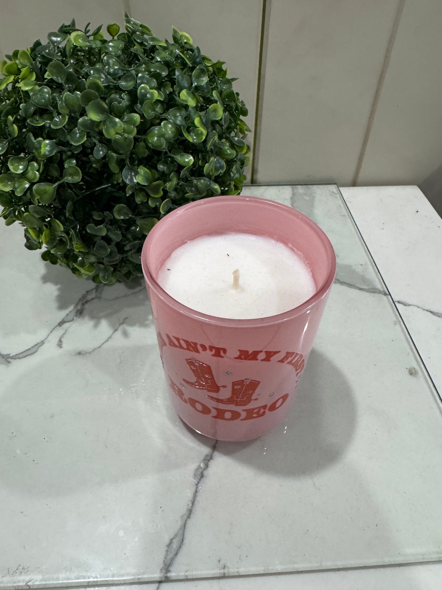 This ain’t my first rodeo candle - mango 🥭 salsa 💃