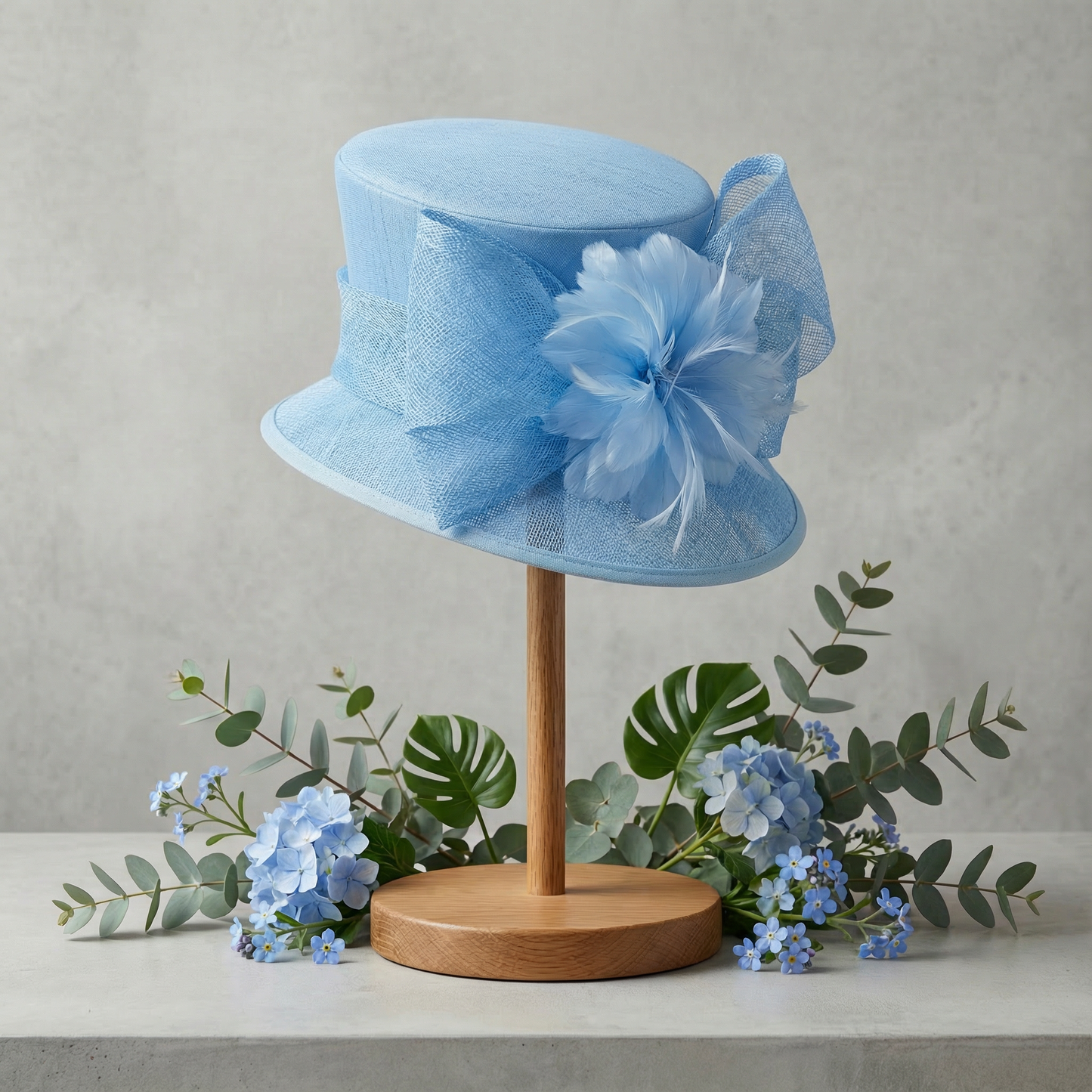 Stunning Baby blue piece with bow