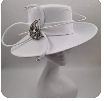 Stunning white satin overlay with Rhinestone Embellished