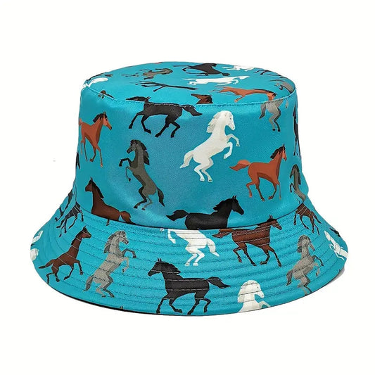 Horse print bucket hat - Kids