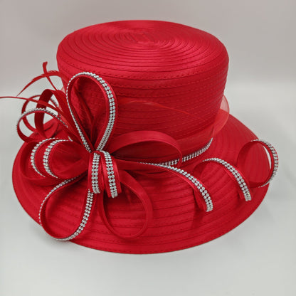 Stunning red hat with bling arriving