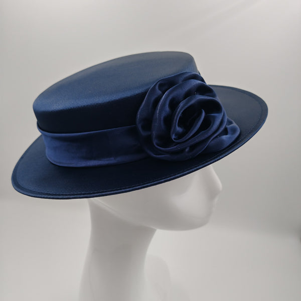 Gorgeous navy boater