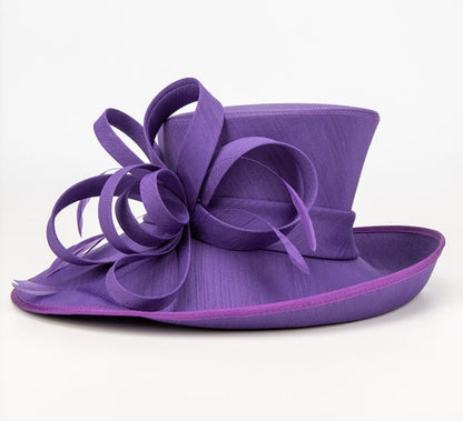 Stunning purple hat