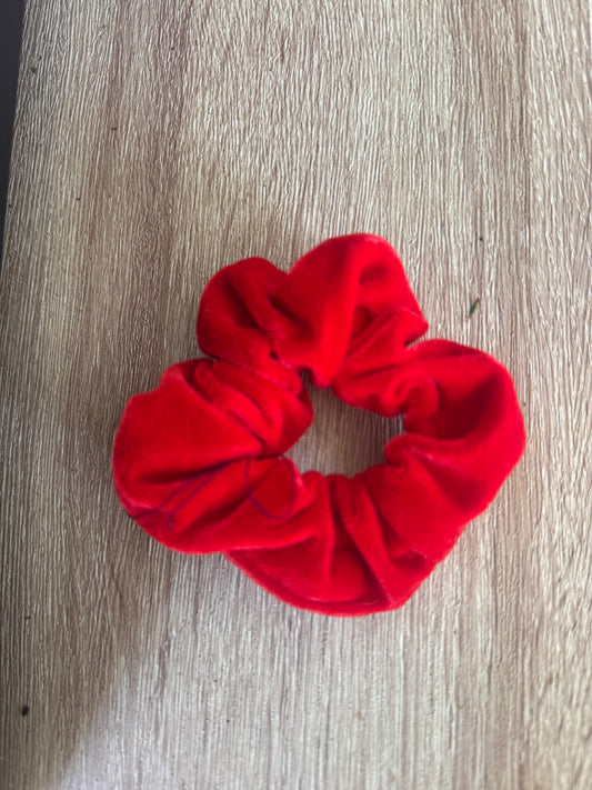 Red scrunchie