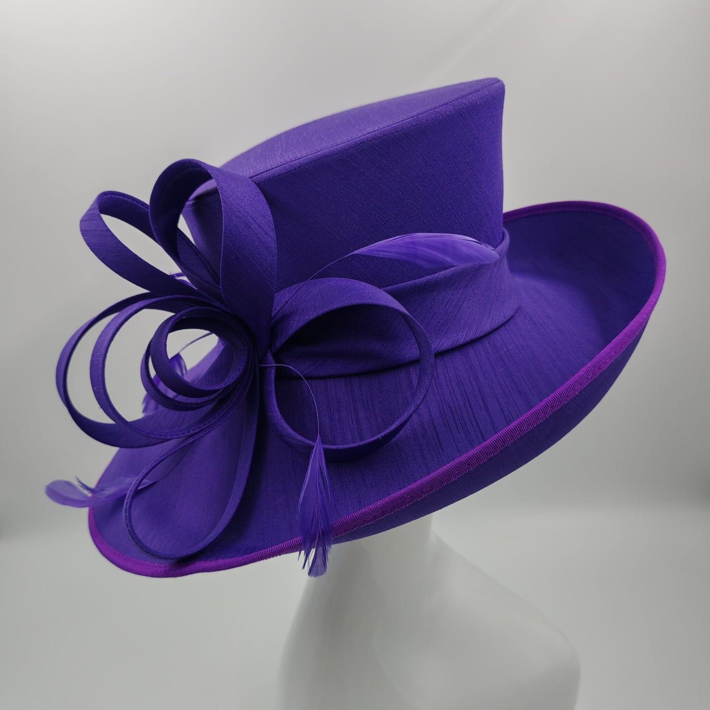 Stunning purple hat