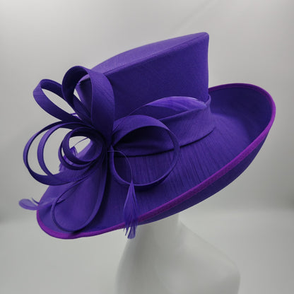 Stunning purple hat