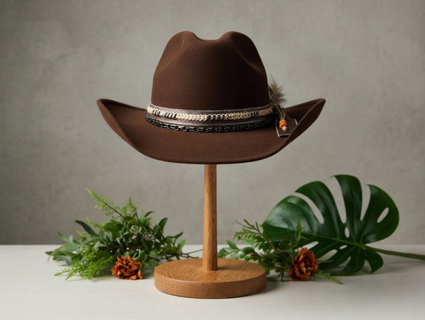 Chocolate cowboy/girl hat