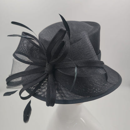Black Elegance medium Brim Hat