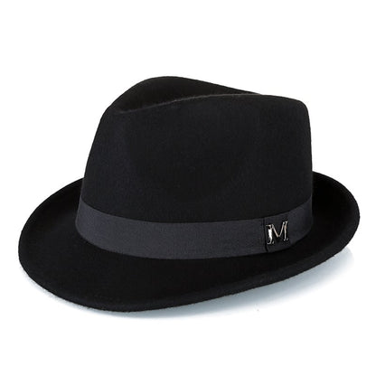 Black Wool M Hat