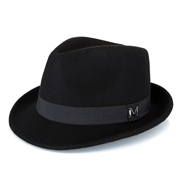 Black Wool M Hat