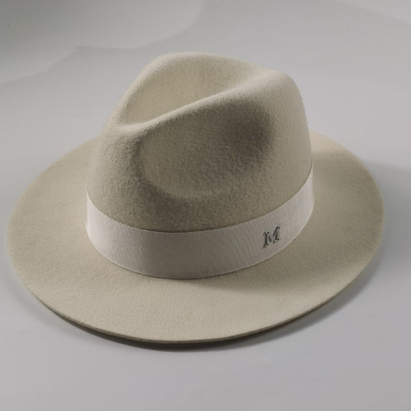 Cream 💯 wool Panama hat