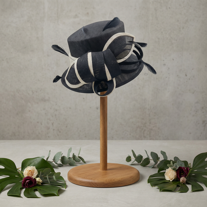 Midnight Ribbon Loop Hat