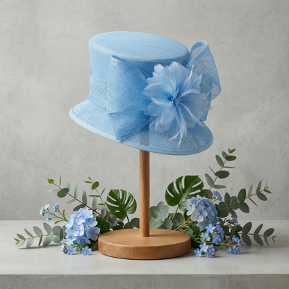 Stunning Baby blue piece with bow