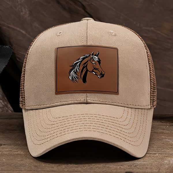 Khaki trucker cap