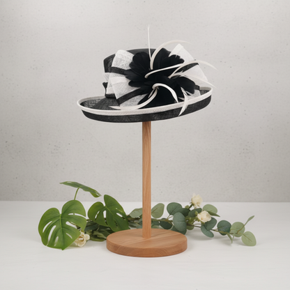 Black & White Elegance Hat