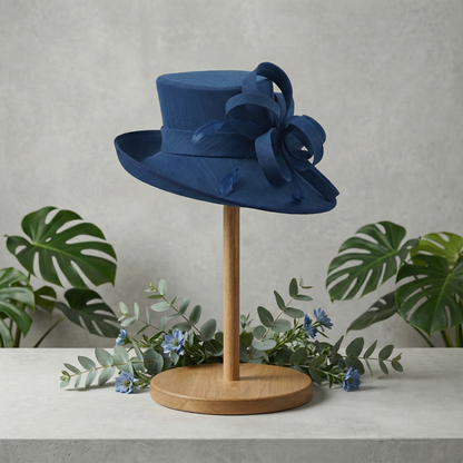 Navy Sculpted Loop Hat