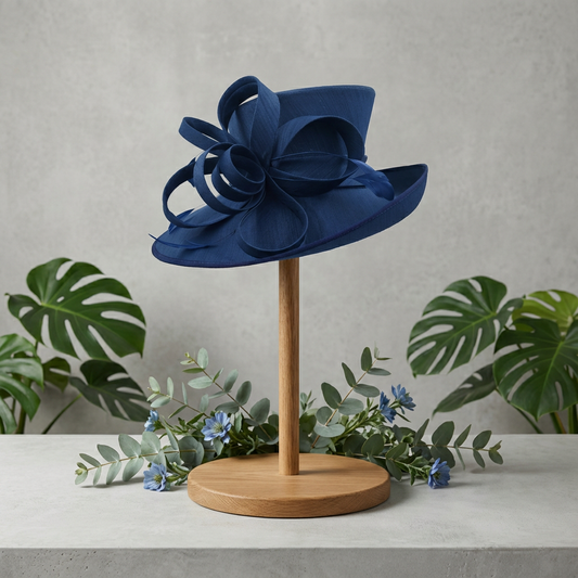 Navy Sculpted Loop Hat