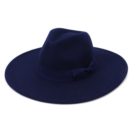 Unisex Dark Navy Panama Hat