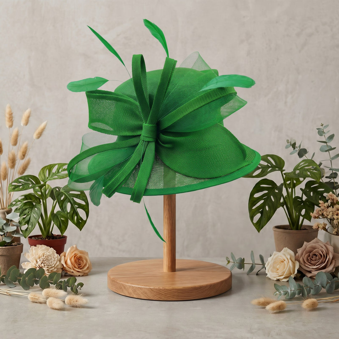 Green Medium Brim Hat