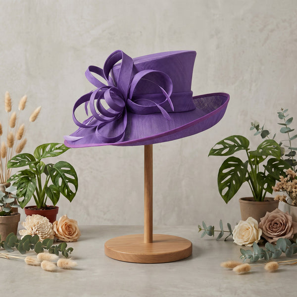 Purple Occasion Hat
