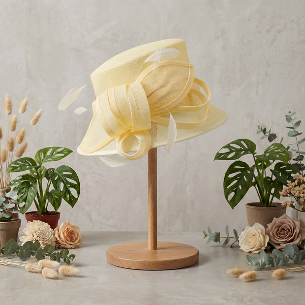Yellow Medium Brim Hat
