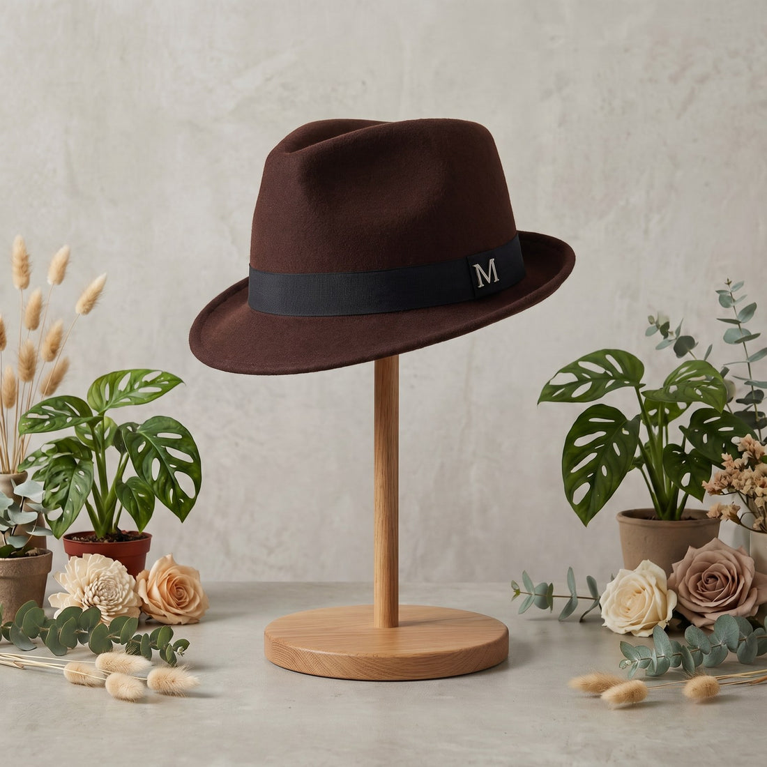 Chocolate Wool Hat (M)