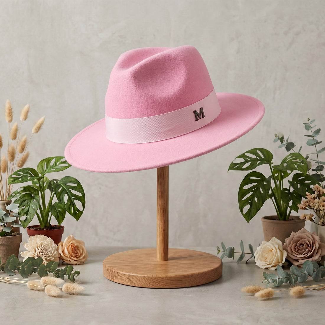 Pink Wool Panama